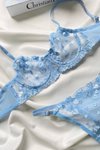 Bebe Mavi Dantel İşlemeli Hazel Bralet Takım