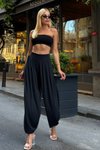 Siyah Şalvar Model Pantolon