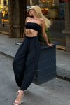 Siyah Şalvar Model Pantolon