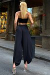 Siyah Şalvar Model Pantolon