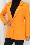 Turuncu Tesettür Ceket