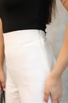 Beyaz Mango Model Pantolon