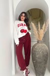 Ekru Paris Cherry Sweatshirt