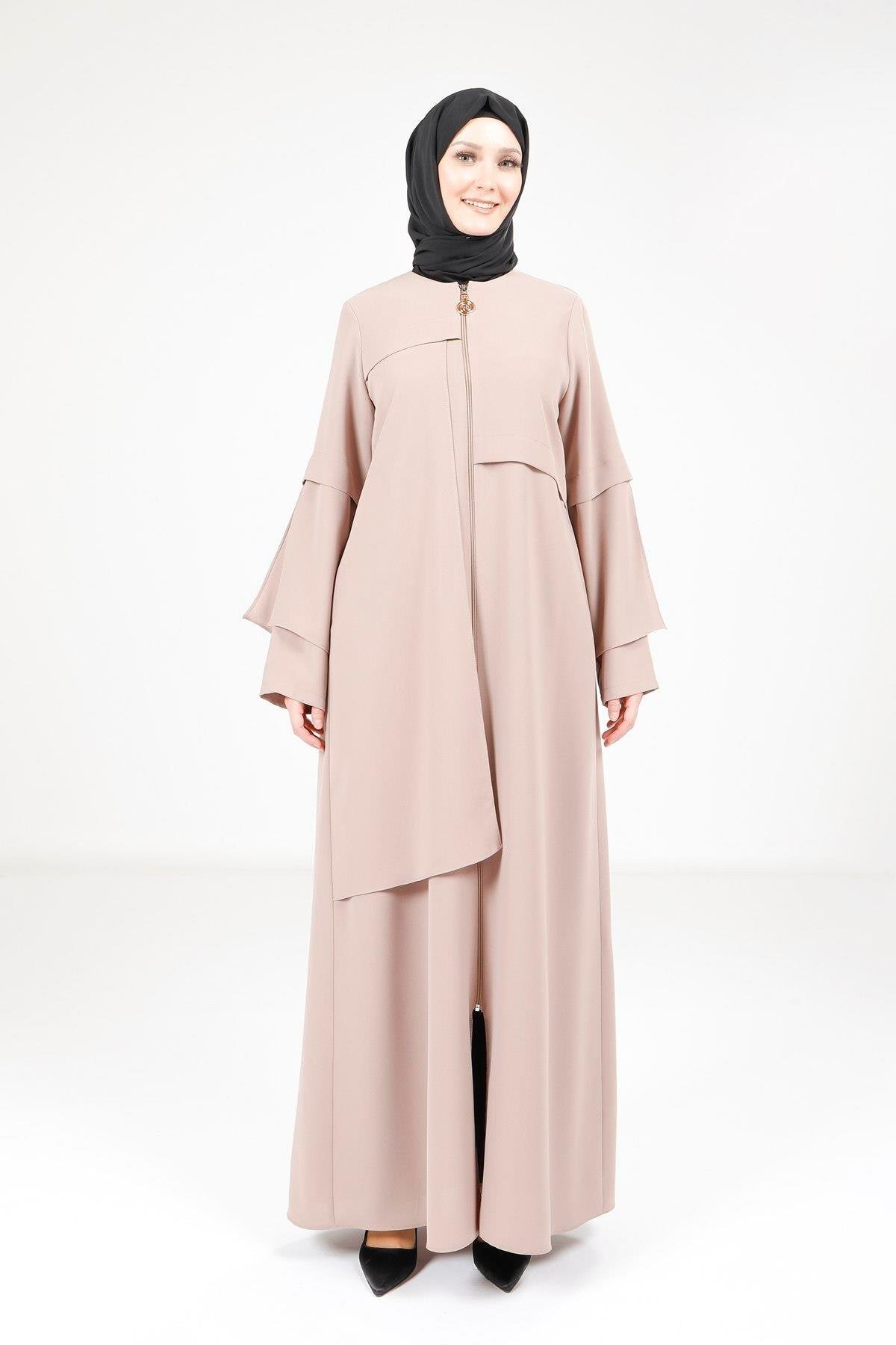 Paneled Look Ferace - Beige - Beyza