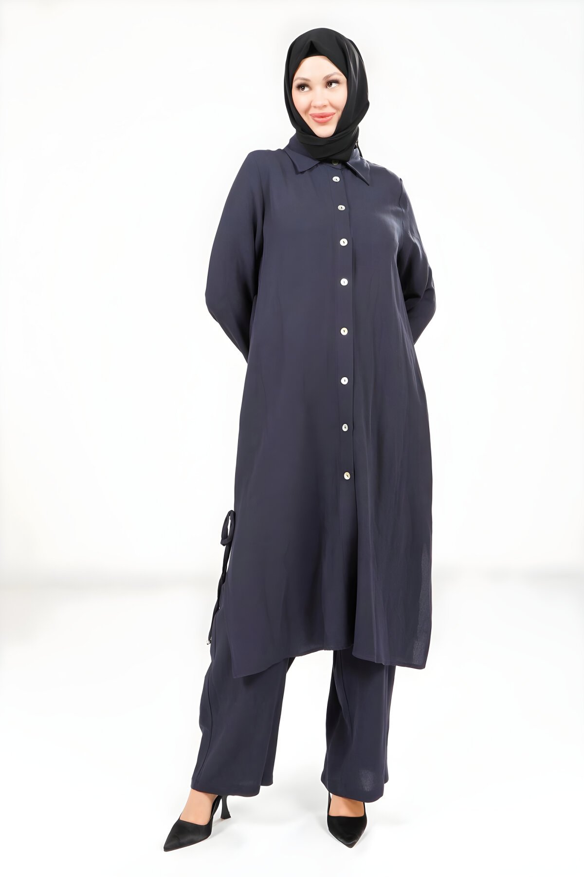 Lacivert Keten Alt Üst İkili Takım