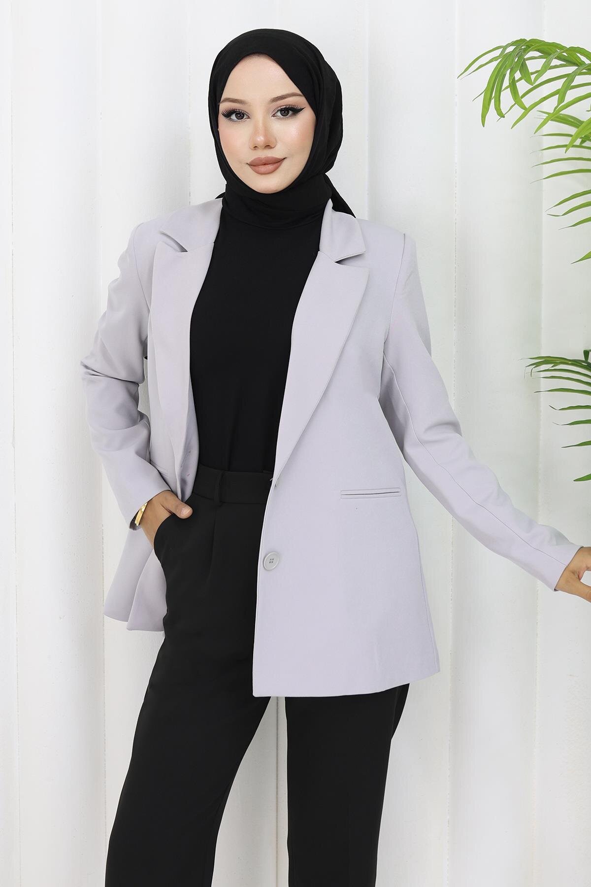 Modest Jacket - Gray - Modamihram