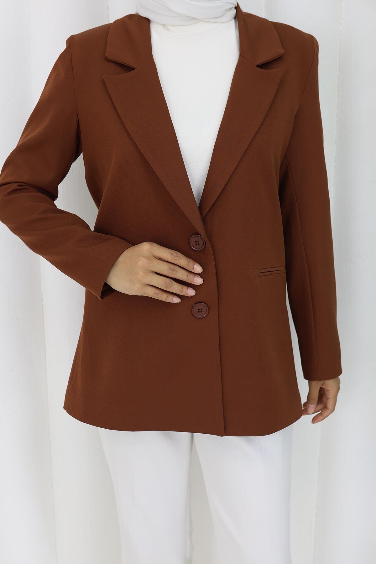 Modest Jacket - Brown - Modamihram