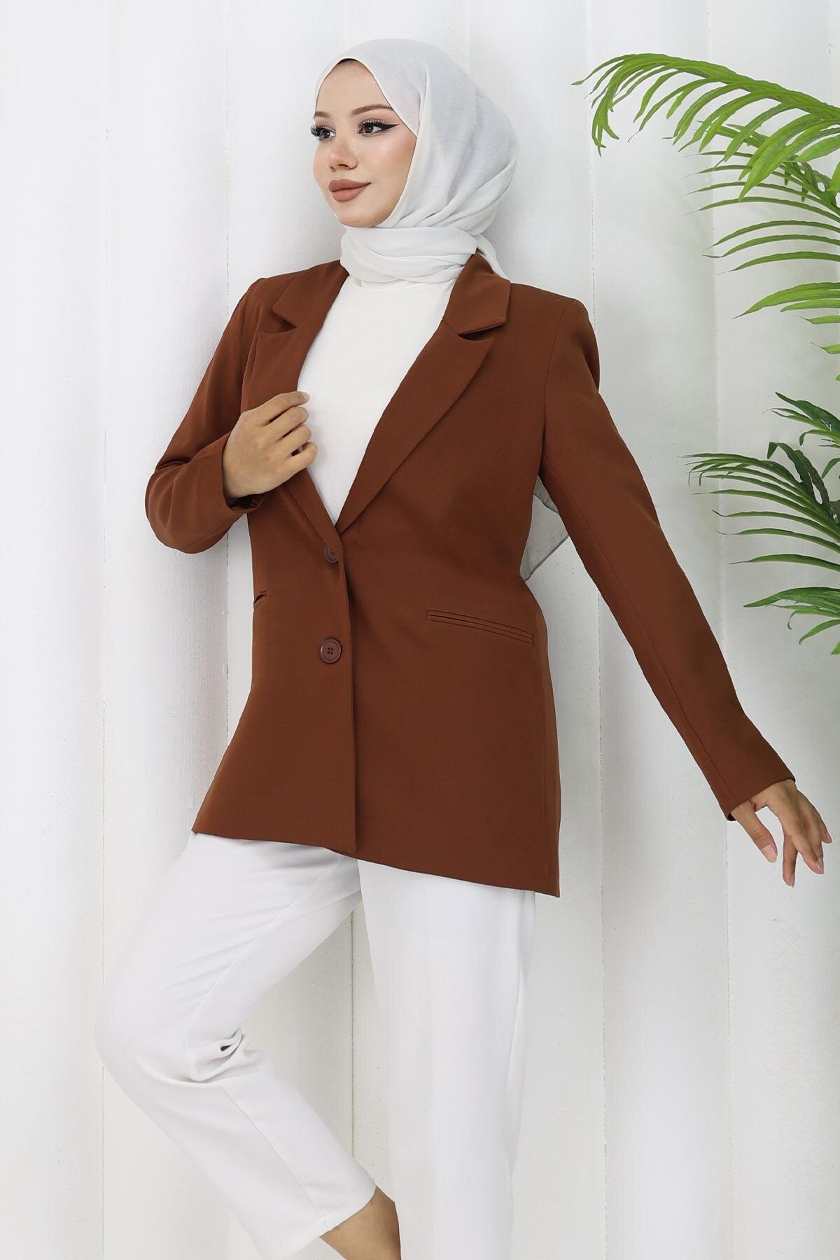 Modest Jacket - Brown - Modamihram