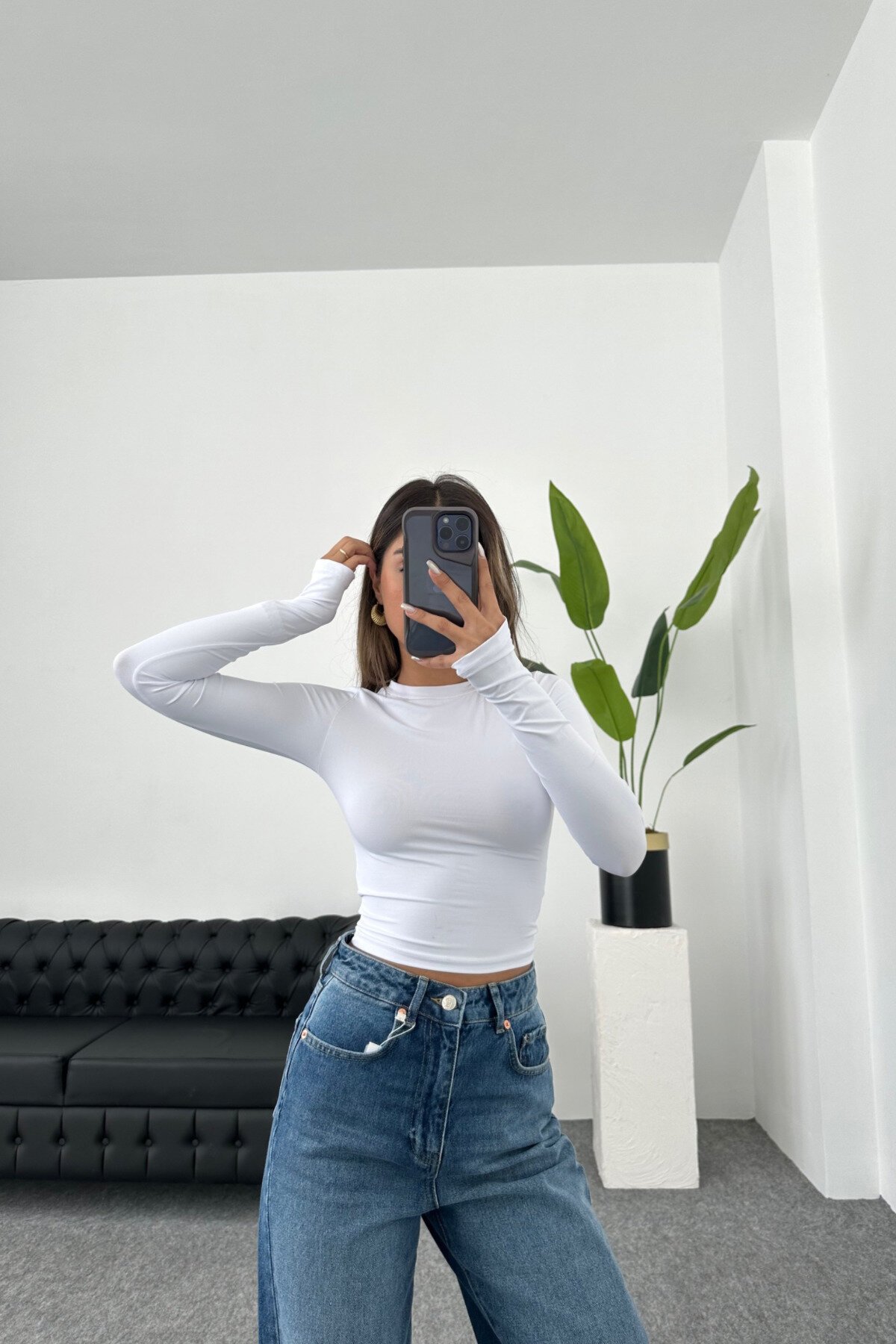 Soft Touch Blouse - White - MOZENA