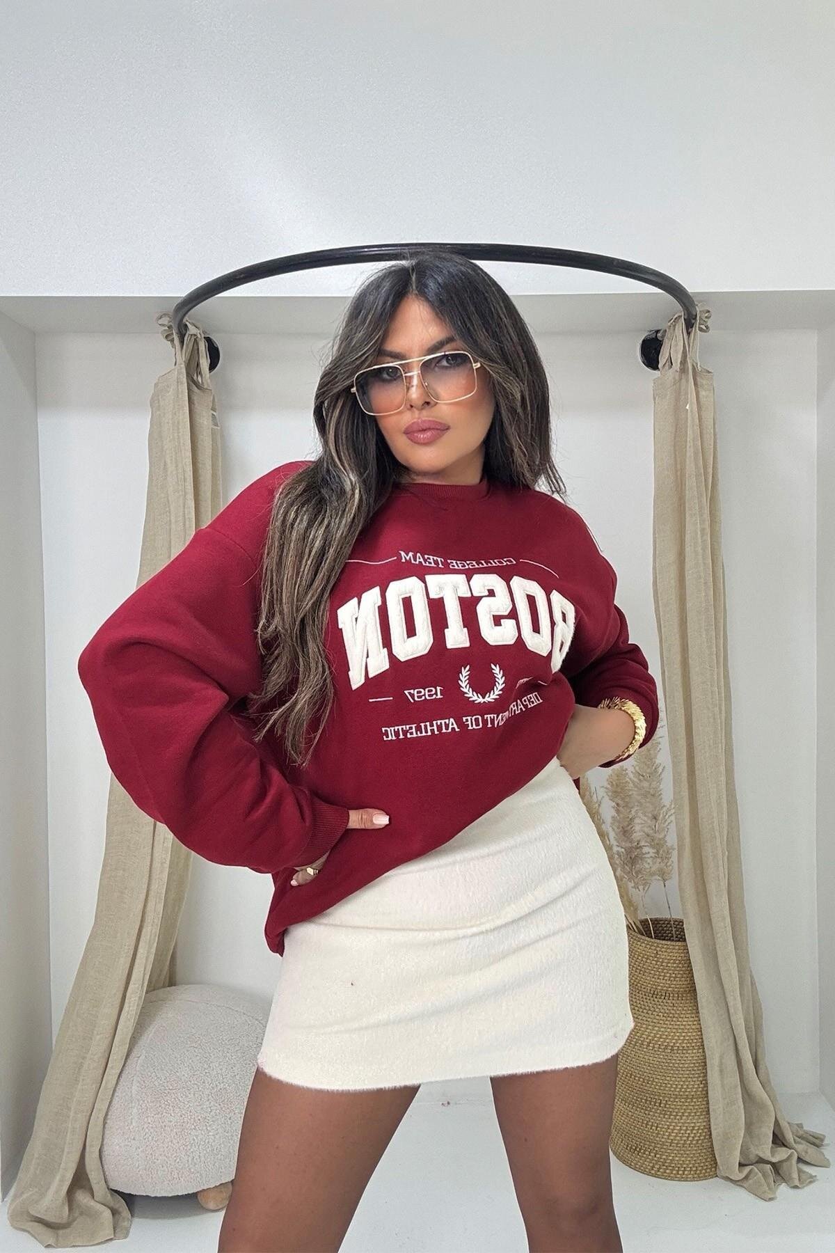 تنورة ميني قصيرة لون أكري من الفرو - Sohotique By P