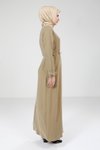 Haki Tesettür Elbise