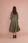 Haki Midi Elbise