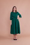 Zümrüt Midi Elbise