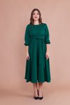 Zümrüt Midi Elbise