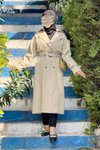 Açık Bej Trençkot