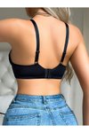Siyah Rahat Balensiz Dikişsiz Agraflı Büstiyer