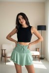 Mini Ayrobin Skort - Mint Green