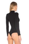 Siyah Balıkçı Yaka Bodysuit