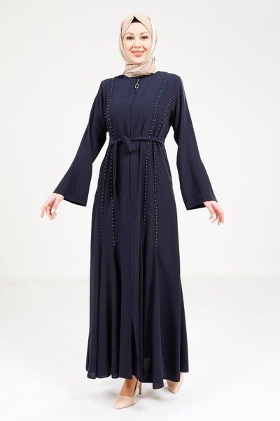 Lacivert Volanlı Ferace