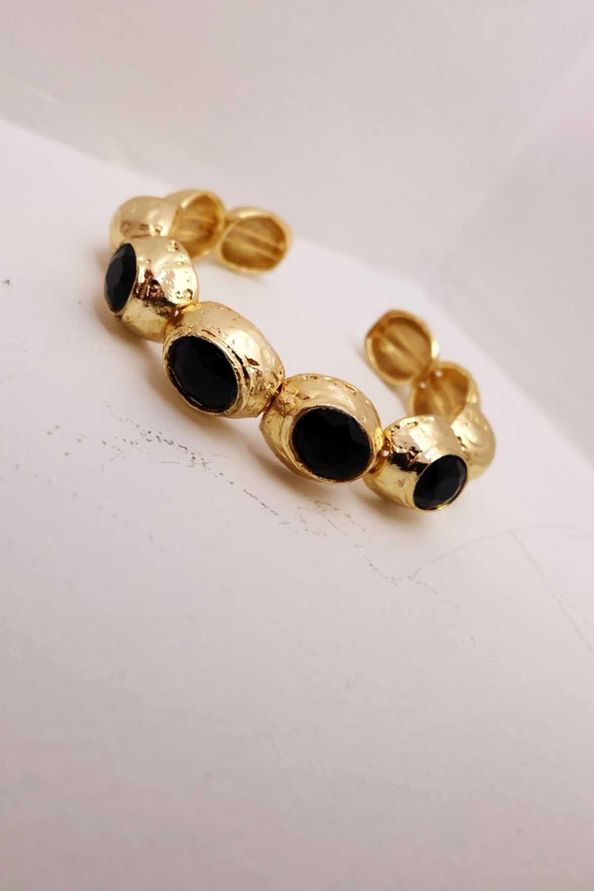 Evening Sparkle Bracelet - Gold and Black - Byp Atelier