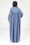 İndigo Salaş Tesettür Elbise