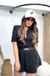 Siyah Mini Marka Model Şort Etek