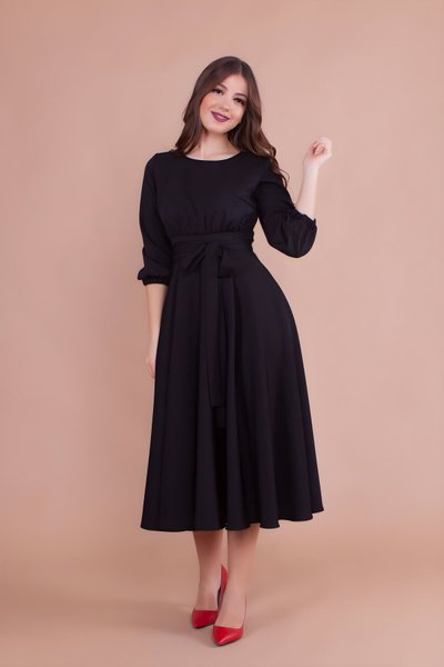 Midi Dress - Black
