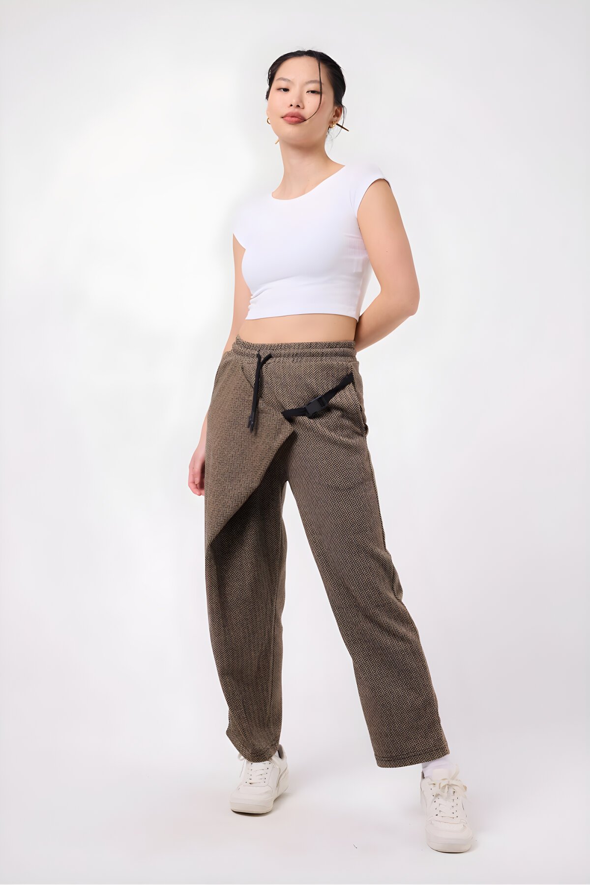 بنطلون باجي بيج بحزام - MEXICO SUPERBLUE