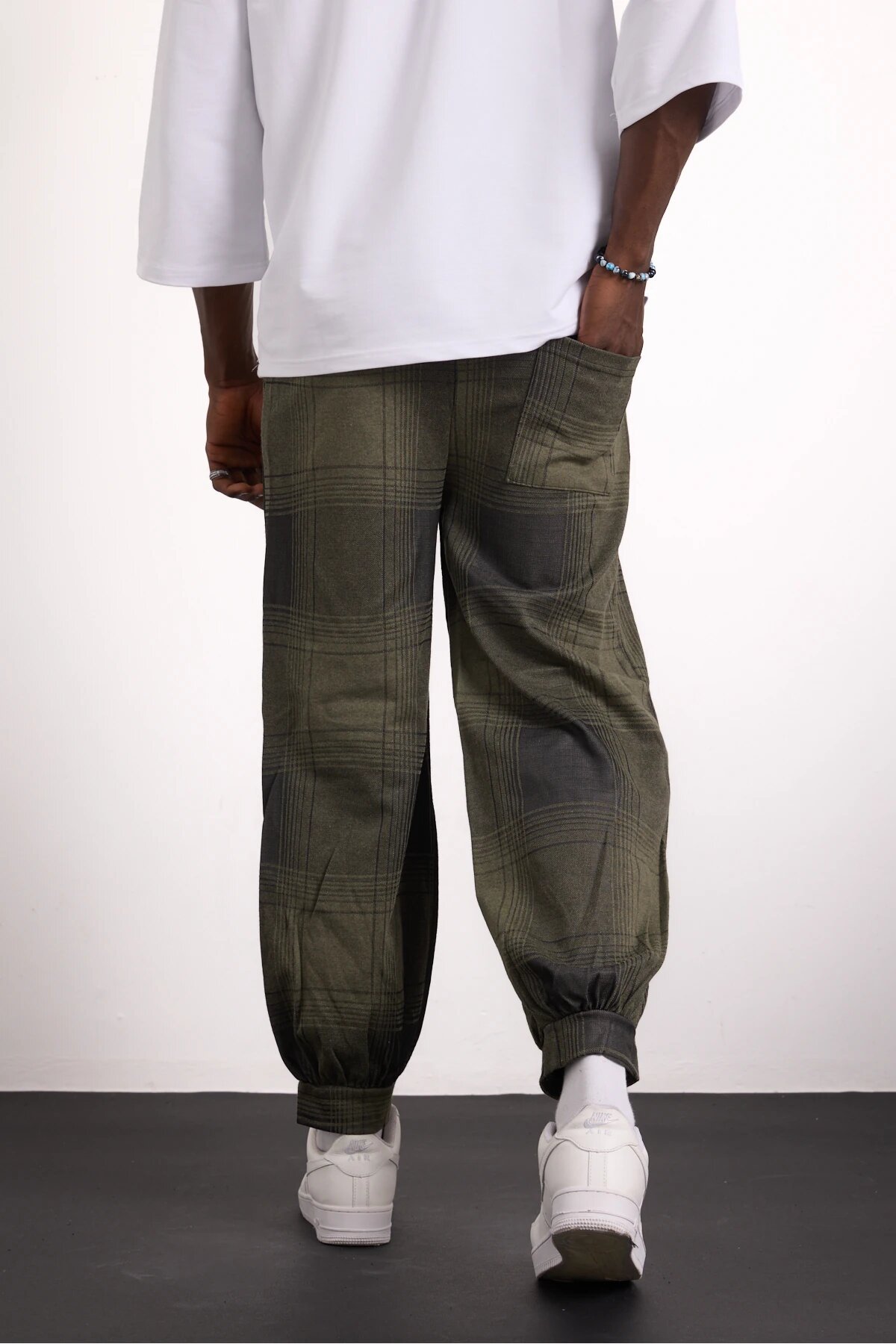 Unisex Sporty Jogger Pants - Khaki - MEXICO SUPERBLUE