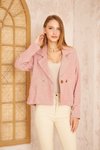 Pudra Fitilli Rahat Kalıp Kaşe Ceket