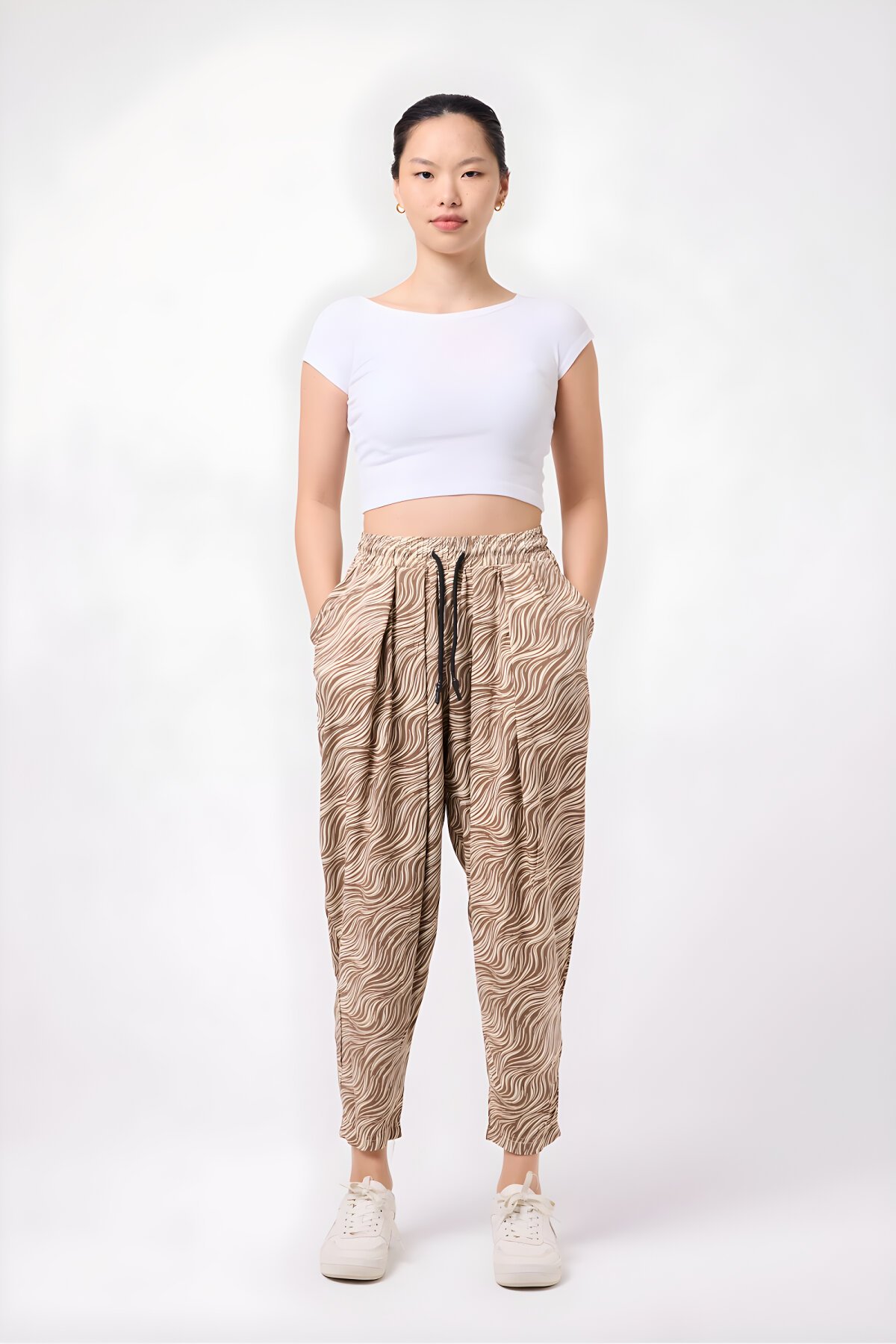 بنطلون شروال رياضي بيج مطبوع - MEXICO SUPERBLUE