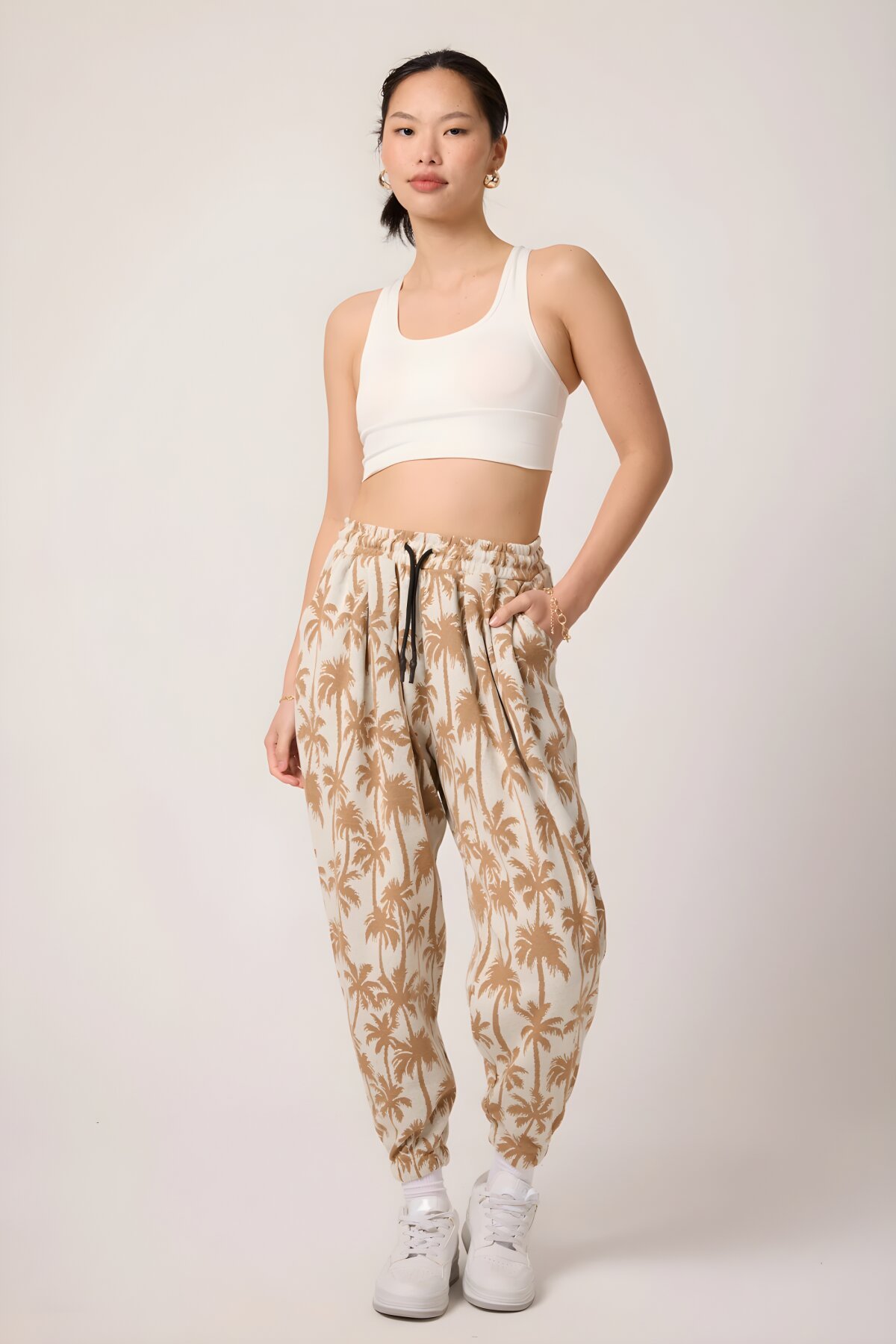 بنطلون شروال رياضي بيج بنقشة جاكار - MEXICO SUPERBLUE