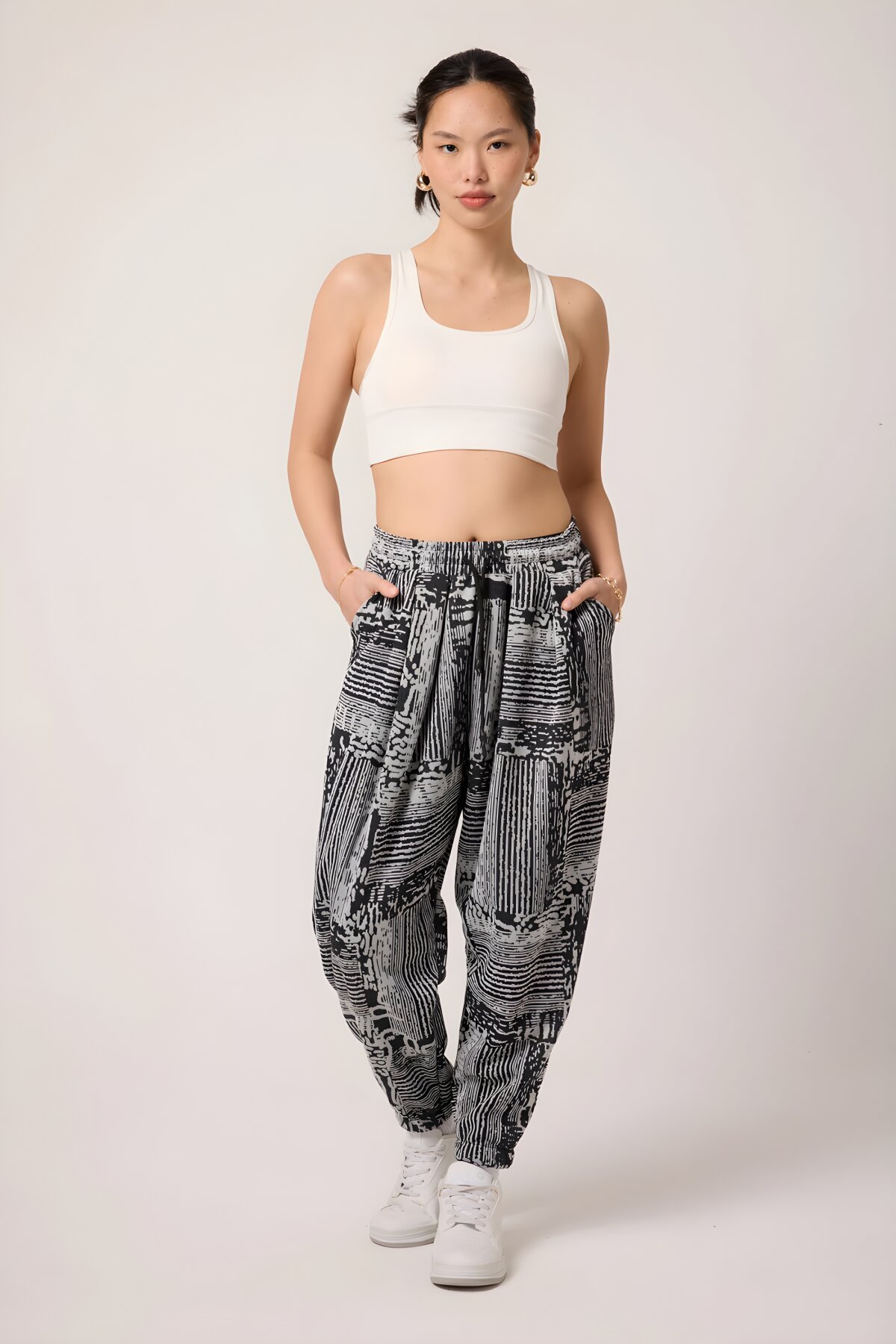 بنطلون شروال رياضي رمادي بنقشة جاكار - MEXICO SUPERBLUE