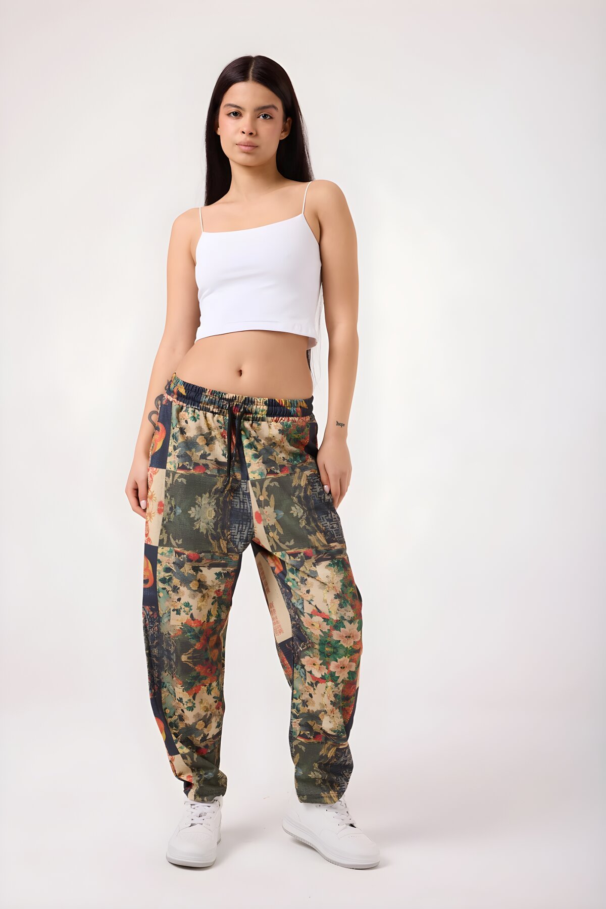 بنطلون باجيت نمط شارع خاكي مطبوع - MEXICO SUPERBLUE