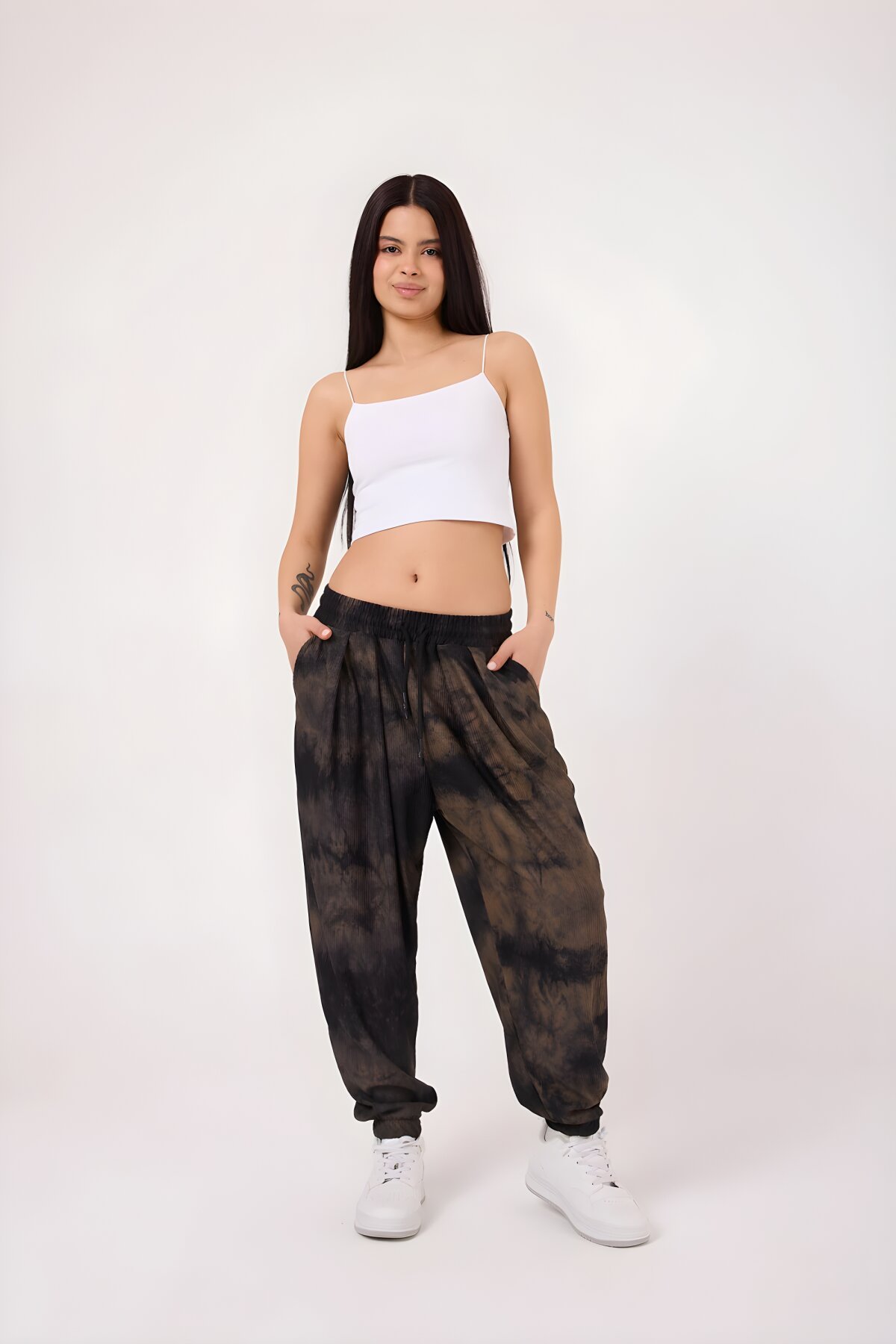 بنطلون شروال رياضي بني نمط الشارع - MEXICO SUPERBLUE