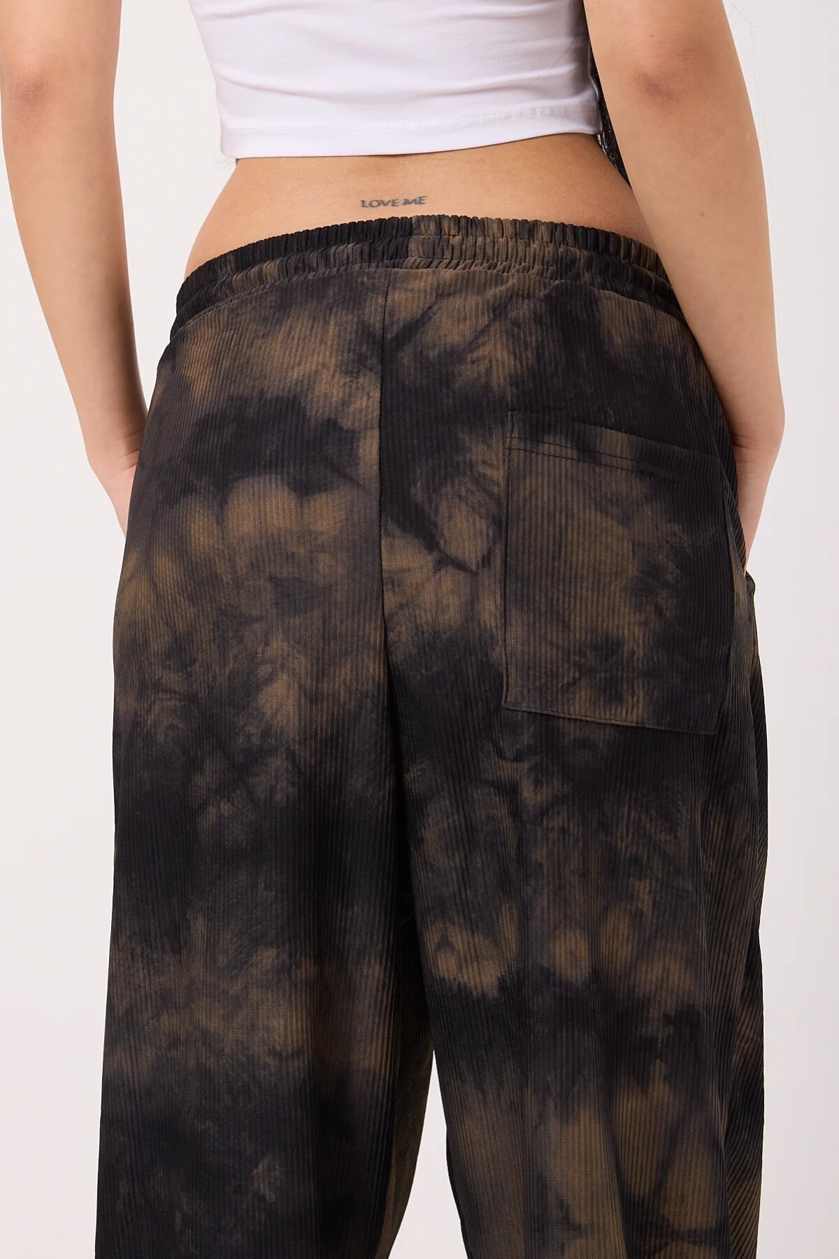 Street Style Sporty Harem Pants - Brown - MEXICO SUPERBLUE