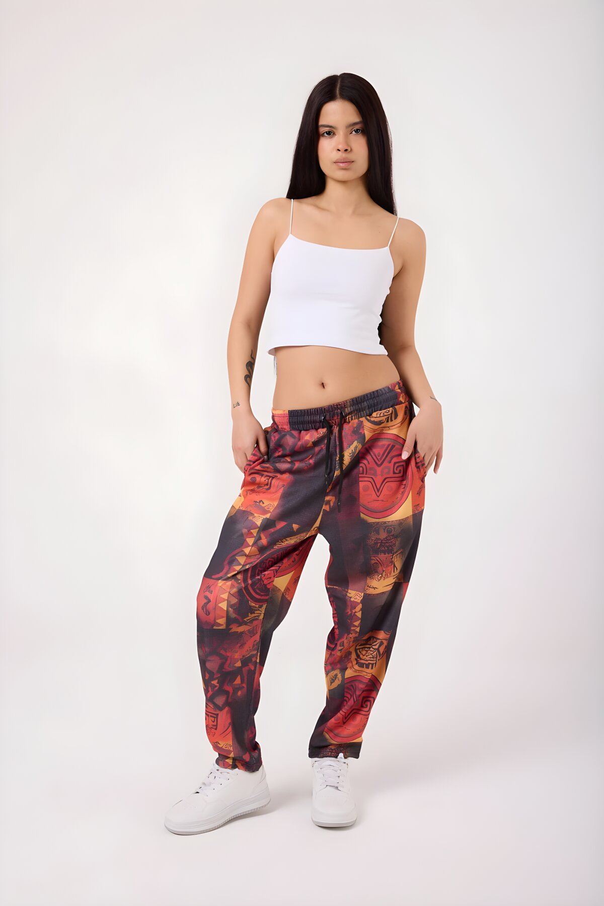 بنطلون رياضي باغيت أحمر مطبوع - MEXICO SUPERBLUE