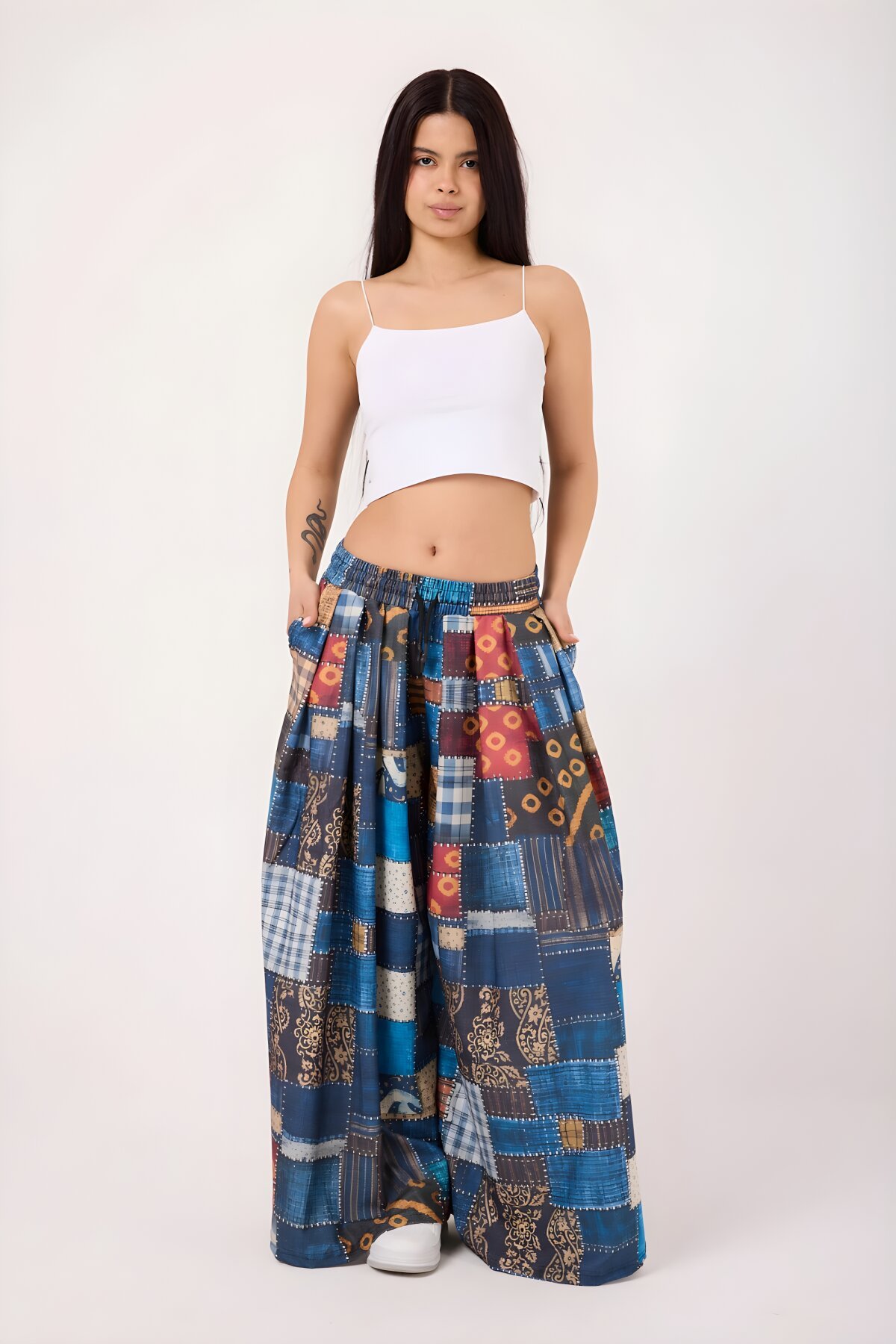 بنطلون رياضي واسع كحلي - MEXICO SUPERBLUE