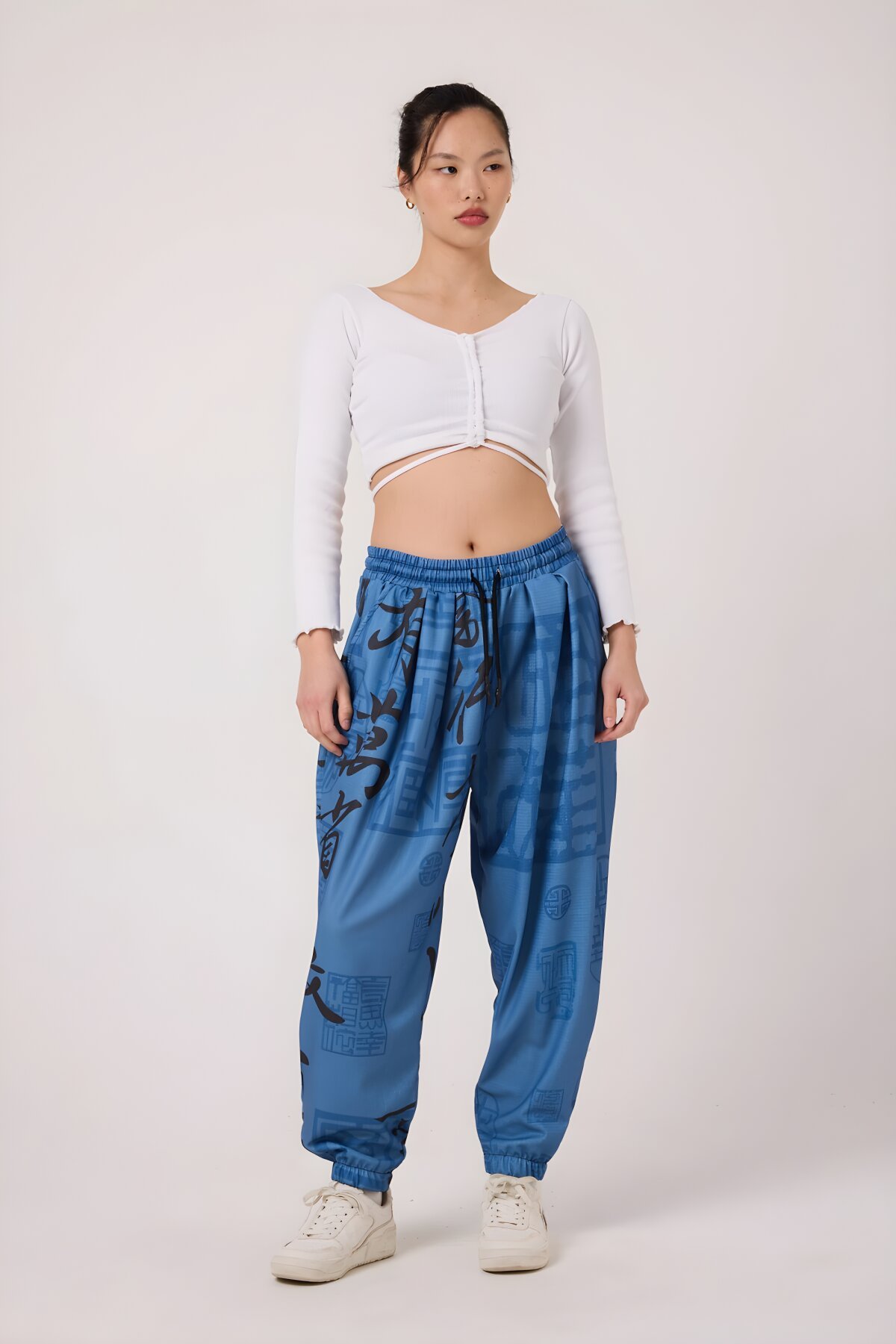 بنطلون شروال رياضي أزرق مطبوع برومجيك - MEXICO SUPERBLUE