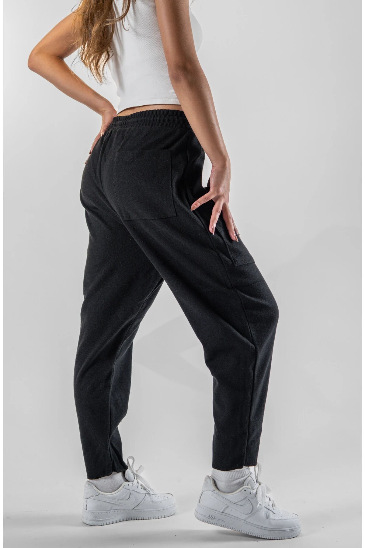 Baguette Large-Pocket Pants - Black - MEXICO SUPERBLUE