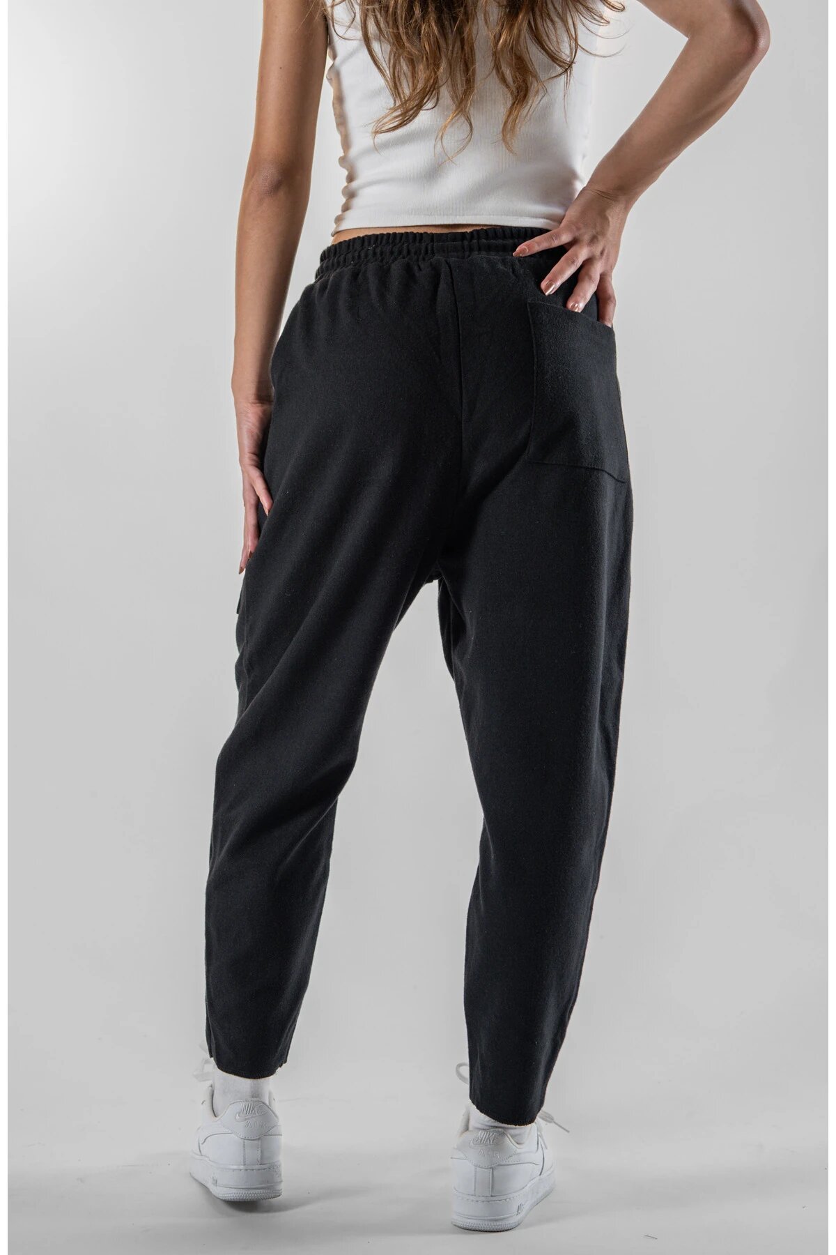 Baguette Large-Pocket Pants - Black - MEXICO SUPERBLUE