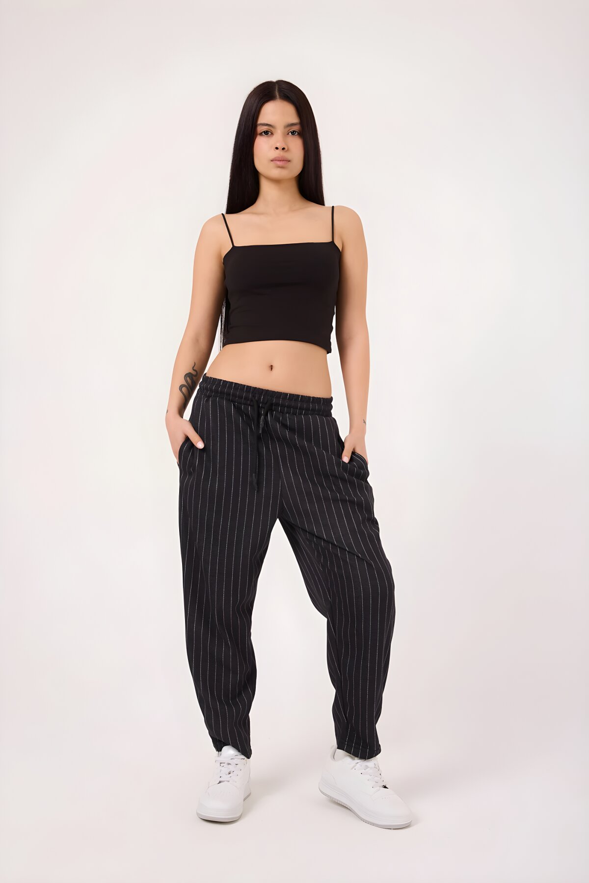 بنطلون باجيت رياضي أسود مطبوع نمط الشارع - MEXICO SUPERBLUE