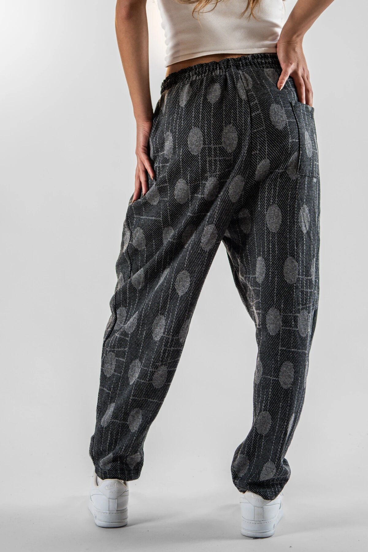 Baguette Jacquard Front-Pocket Pants - Black - MEXICO SUPERBLUE