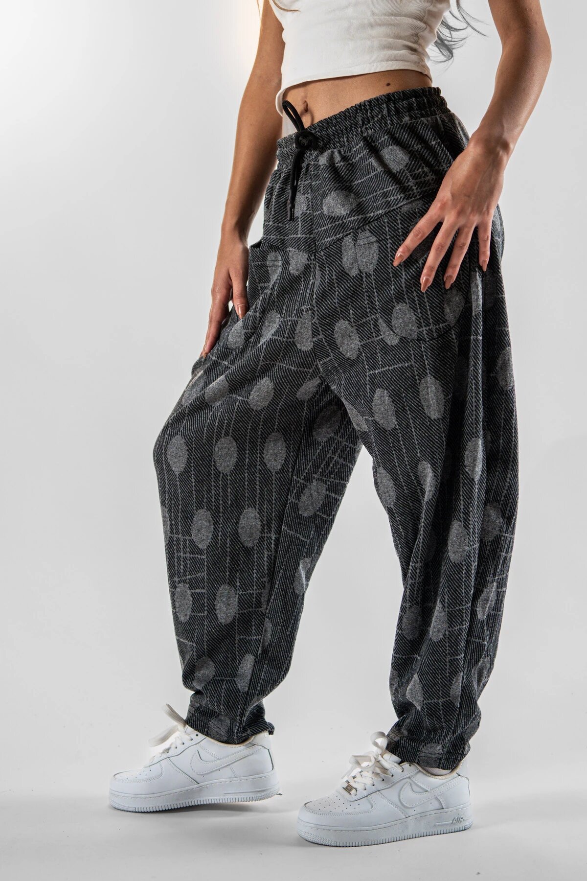 Baguette Jacquard Front-Pocket Pants - Black - MEXICO SUPERBLUE