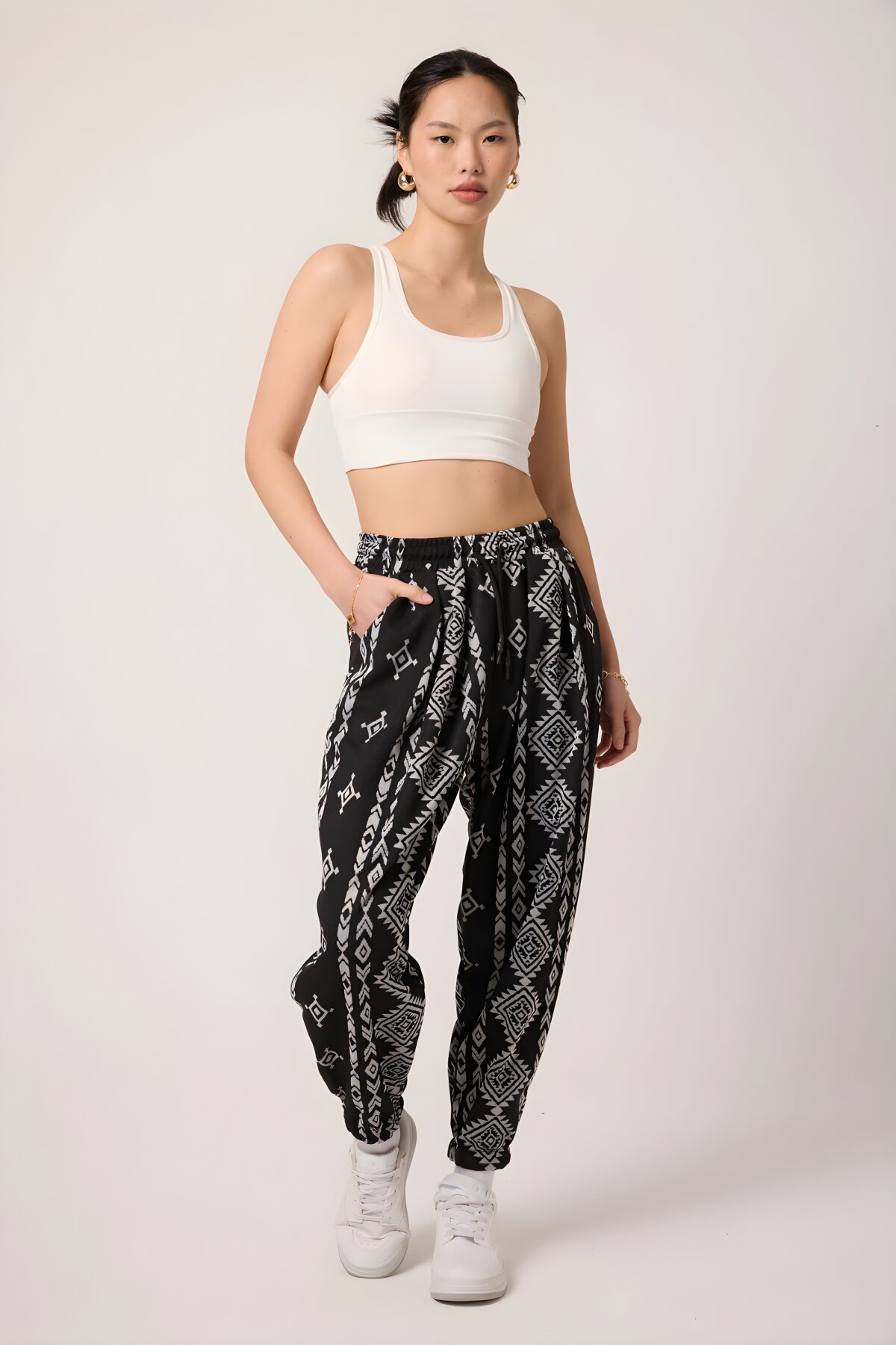 بنطلون شروال رياضي أسود بنقشة جاكار - MEXICO SUPERBLUE