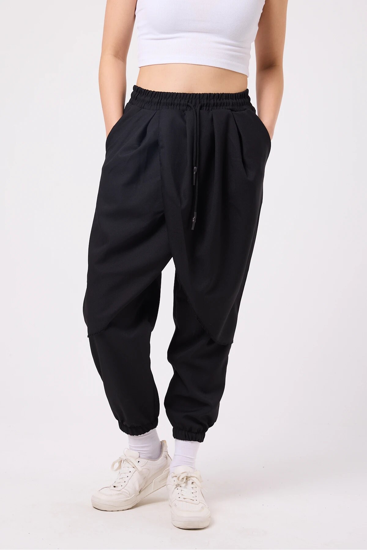 Japanese Hakama Samurai Pants - Black - MEXICO SUPERBLUE