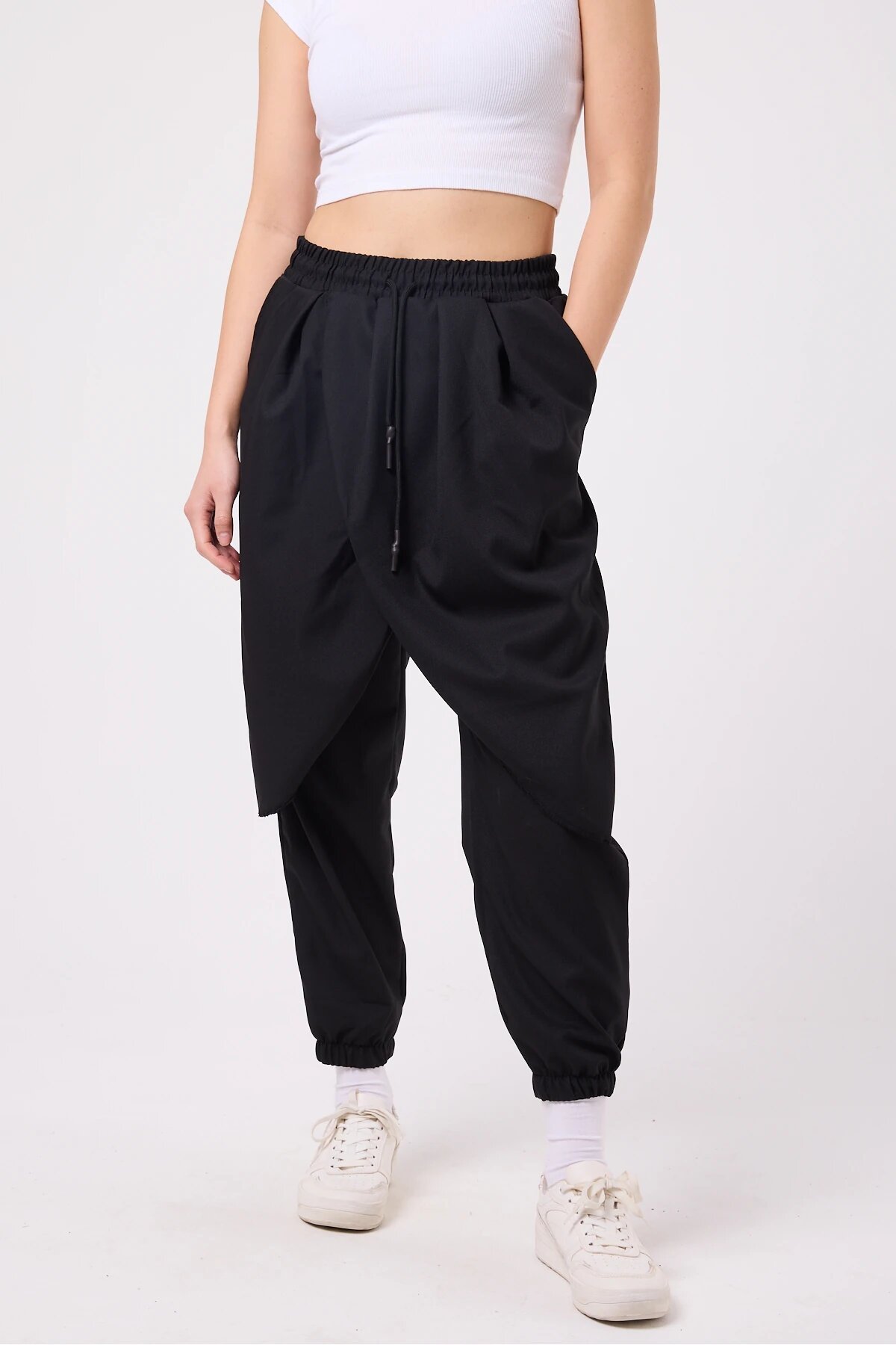 Japanese Hakama Samurai Pants - Black - MEXICO SUPERBLUE