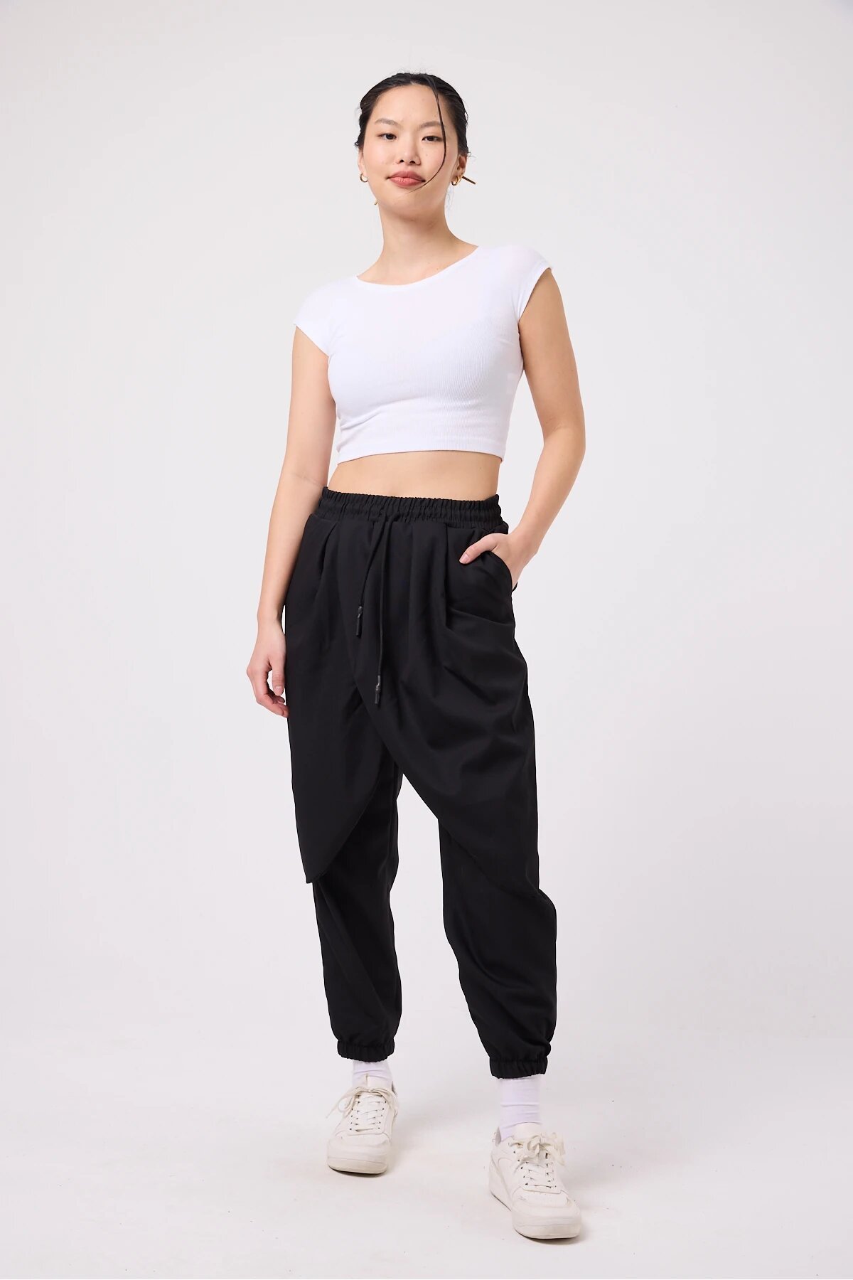 Japanese Hakama Samurai Pants - Black - MEXICO SUPERBLUE