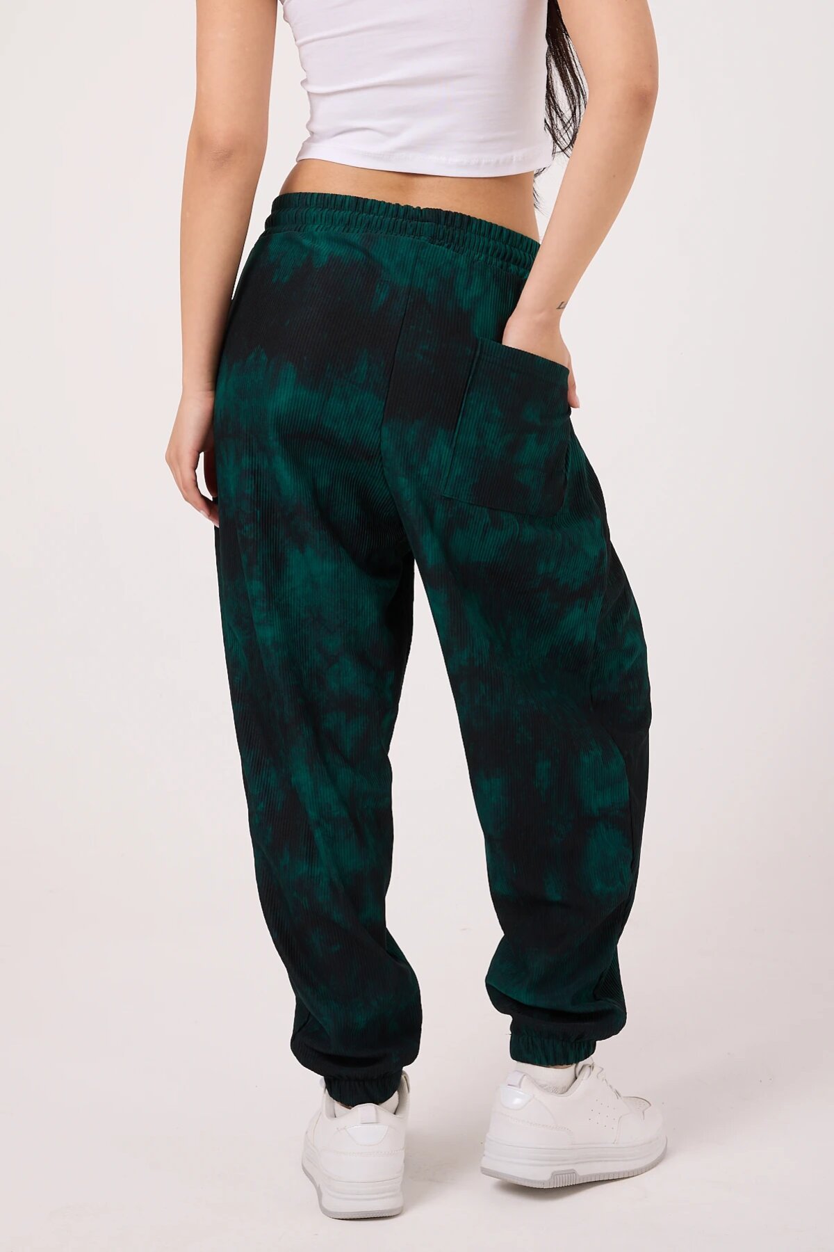 Sporty Shalwar Pants - Green - MEXICO SUPERBLUE