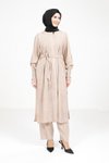Belted Modest Set - Beige